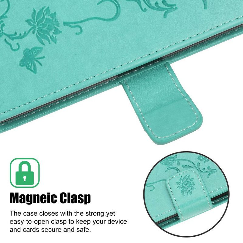 Flip Case voor Huawei Y7p Betoverde Vlinders