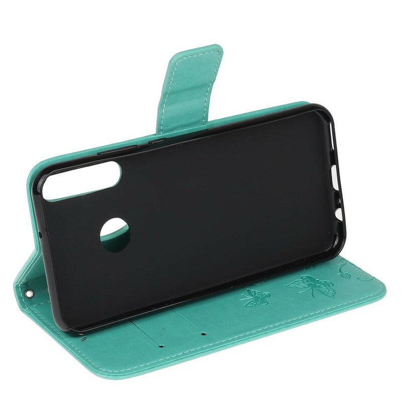 Flip Case voor Huawei Y7p Betoverde Vlinders