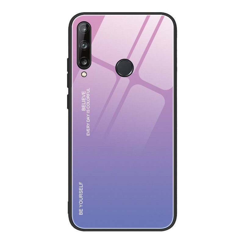 Hoesje voor Huawei Y7p Gehard Glas Wees Jezelf