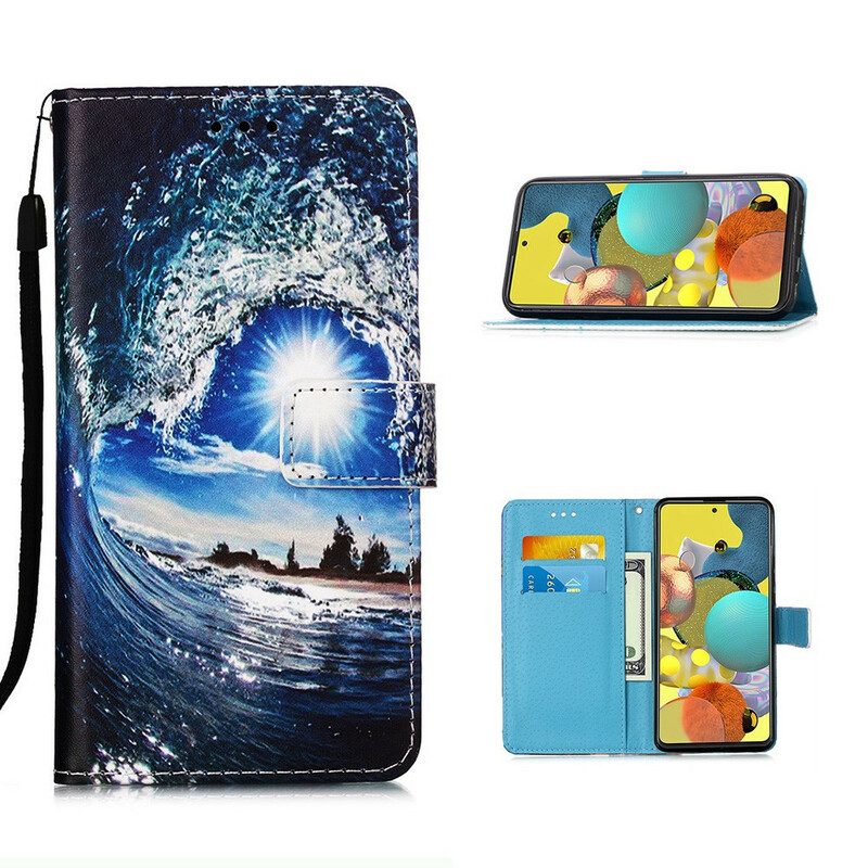 Folio-hoesje voor Samsung Galaxy A51 5G Houdt Van De Golf