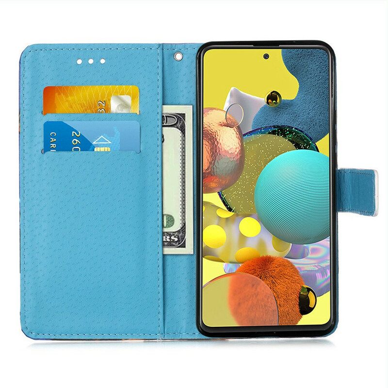 Folio-hoesje voor Samsung Galaxy A51 5G Houdt Van De Golf