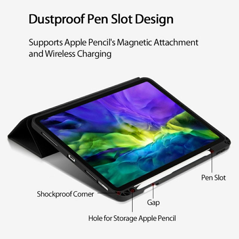 Bescherming Hoesje voor iPad Pro 12.9" (2020) Afneembaar