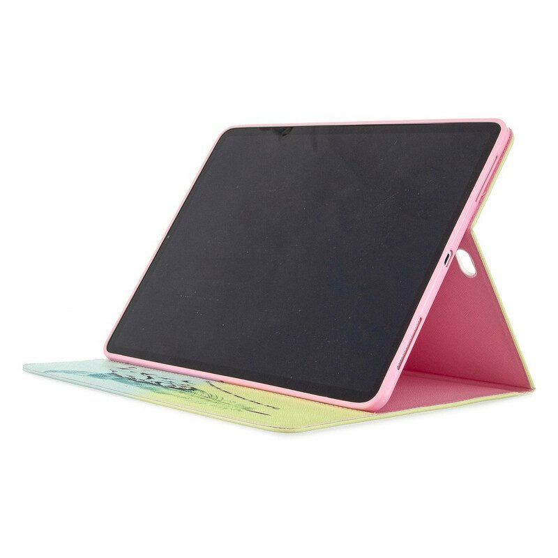 Folio-hoesje voor iPad Pro 12.9" (2020) Veren Printpatroon