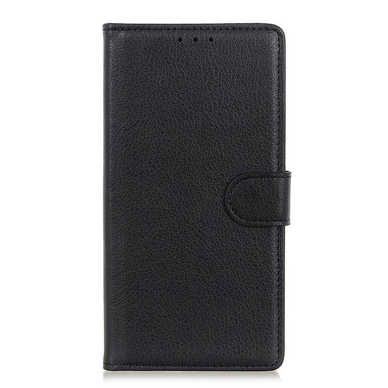 Folio-hoesje voor Xiaomi Mi 10 / 10 Pro Lychee Kunstleer
