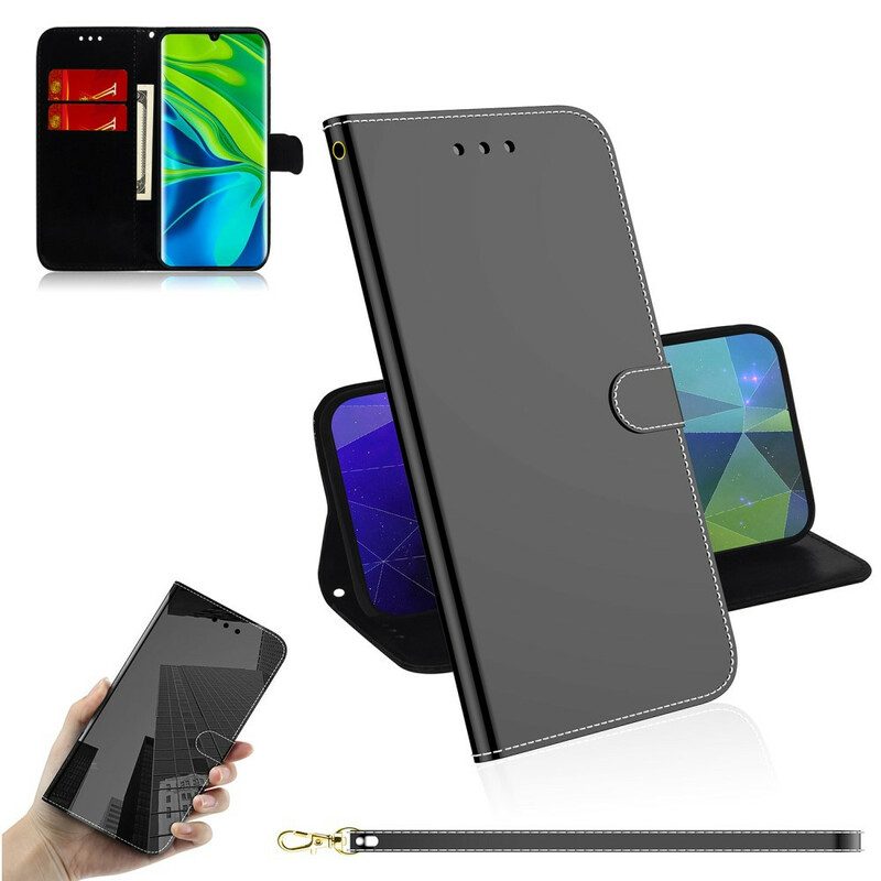Folio-hoesje voor Xiaomi Mi 10 / 10 Pro Spiegelhoes Van Imitatieleer