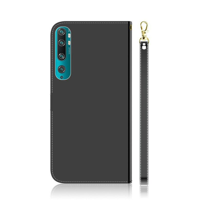 Folio-hoesje voor Xiaomi Mi 10 / 10 Pro Spiegelhoes Van Imitatieleer