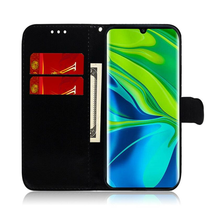 Folio-hoesje voor Xiaomi Mi 10 / 10 Pro Spiegelhoes Van Imitatieleer