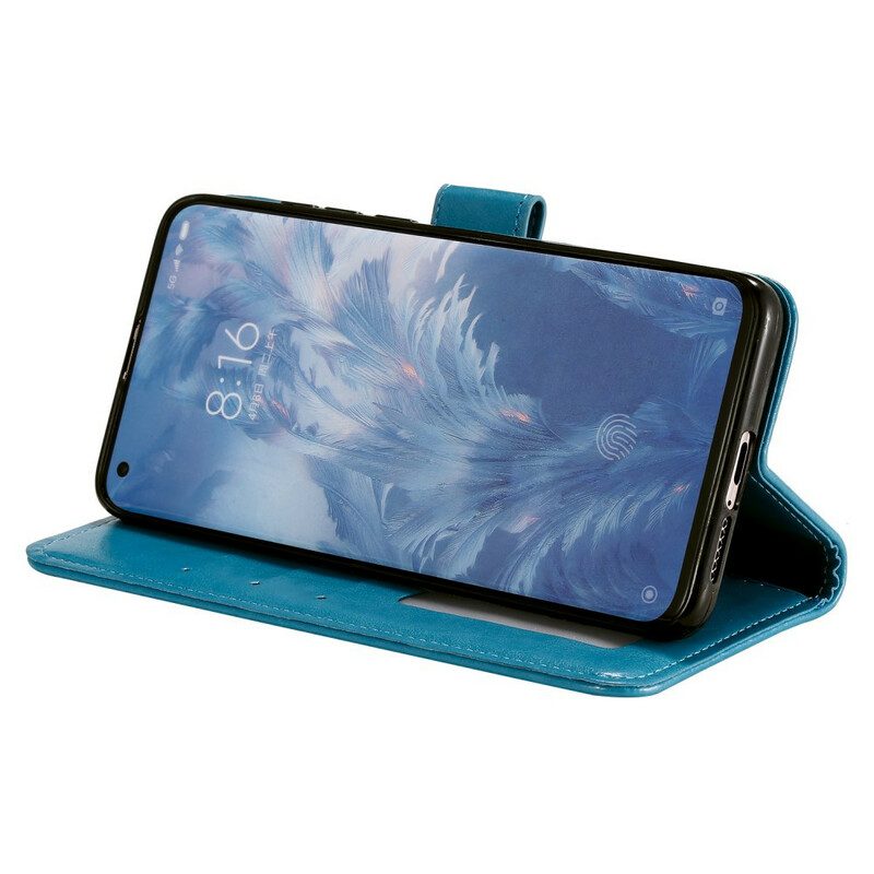 Leren Hoesje voor Xiaomi Mi 10 / 10 Pro Zon Mandala