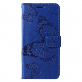 Folio-hoesje Samsung Galaxy S24 5g Telefoonhoesje Reuzevlinders Met Riem