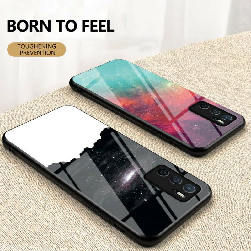 Telefoonhoesje voor Oppo A16 / A16s Schoonheid Gehard Glas