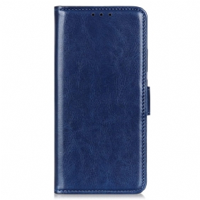 Folio-hoesje voor iPhone 14 Pro Max Imitatie Lakleer