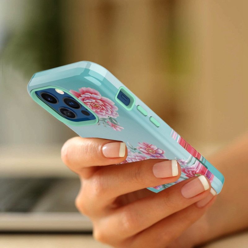 Hoesje voor iPhone 14 Pro Max Vintage Bloemen