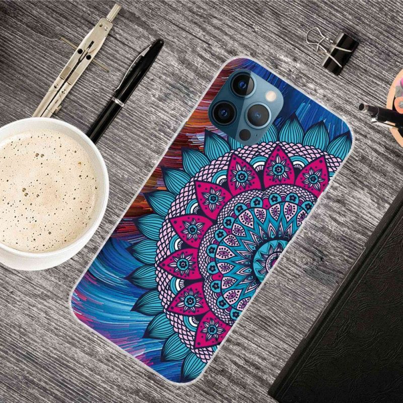 Telefoonhoesje voor iPhone 14 Pro Max Kleurrijke Mandala