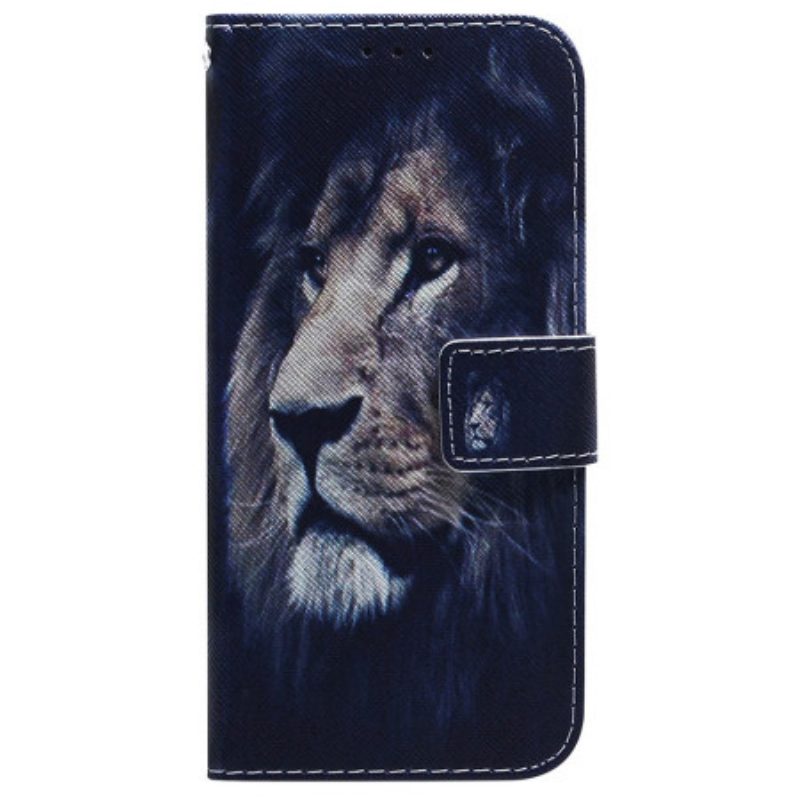 Folio-hoesje voor Xiaomi Redmi 10C Dromende Leeuw
