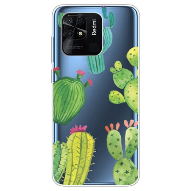Hoesje voor Xiaomi Redmi 10C Naadloze Cactus