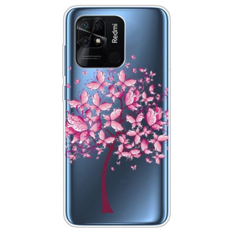 Hoesje voor Xiaomi Redmi 10C Naadloze Roze Boom