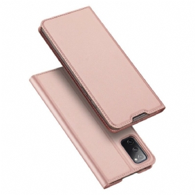Bescherming Hoesje voor Samsung Galaxy S20 FE Folio-hoesje Skinpro Dux Ducis