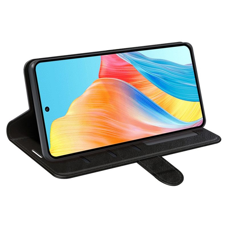 Folio-hoesje Oppo A98 5g Telefoonhoesje Vintage Kunstleer
