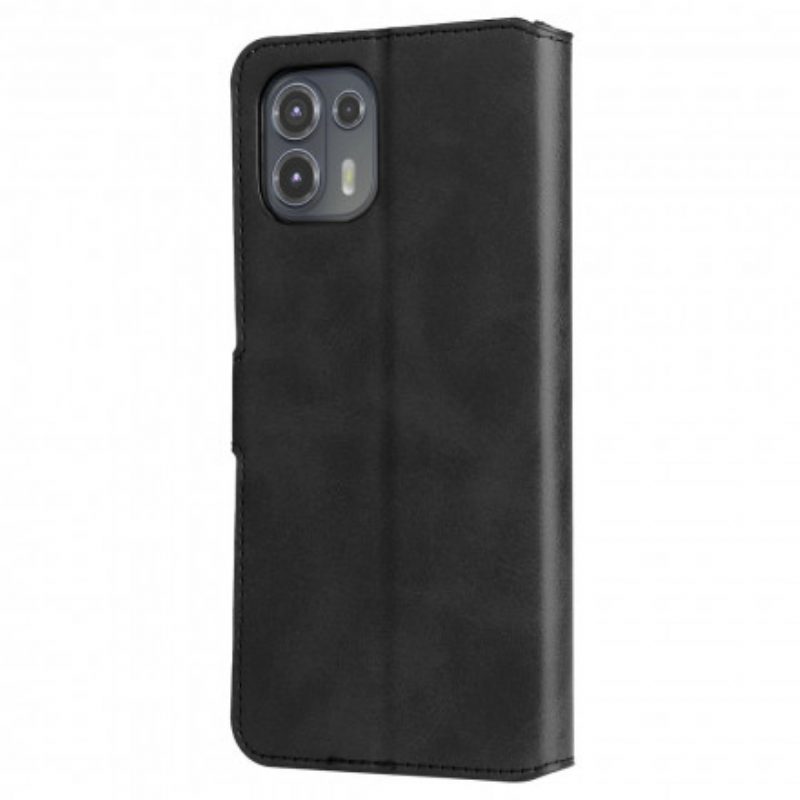 Leren Hoesje voor Motorola Edge 20 Lite Kunstleer Nieuwe Kleuren
