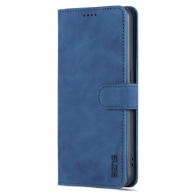 Folio-hoesje voor Oppo Reno 8 Azns Leerstyling