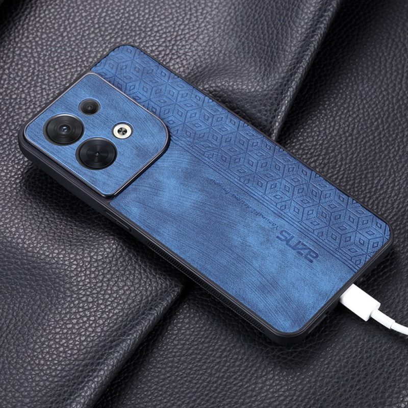 Telefoonhoesje voor Oppo Reno 8 Azns Ledereffect