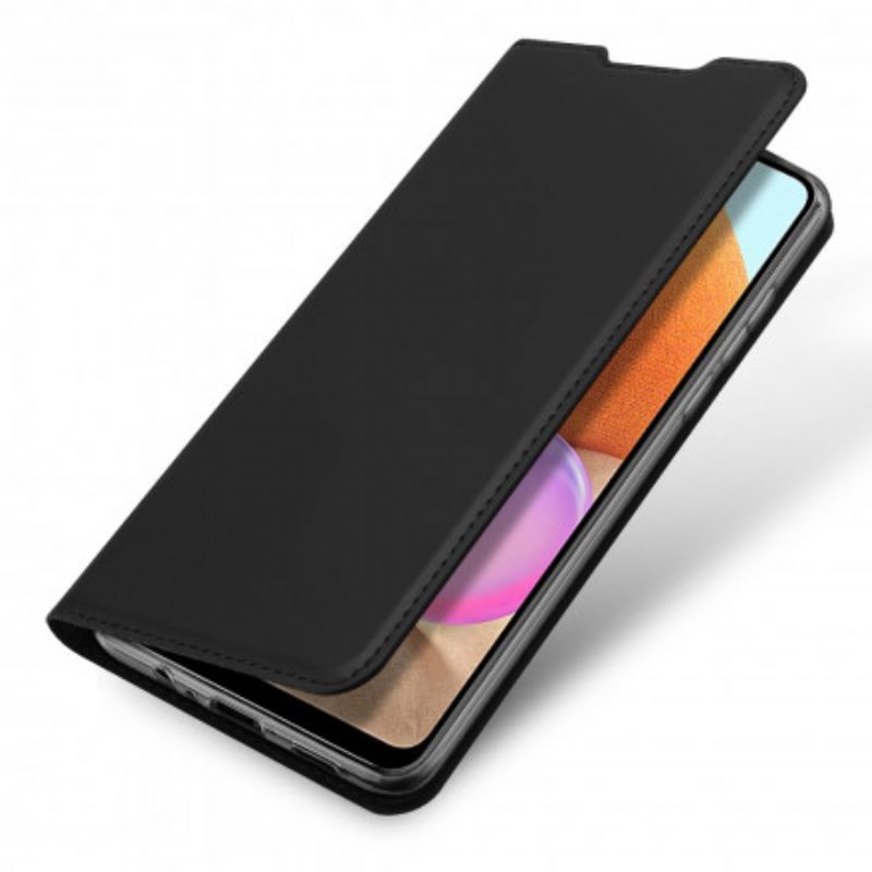 Bescherming Hoesje voor Samsung Galaxy A32 Folio-hoesje Skin Pro-serie Dux Ducis
