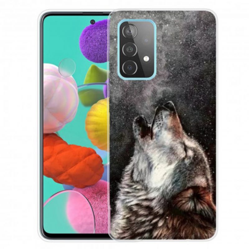 Hoesje voor Samsung Galaxy A32 Sublieme Wolf