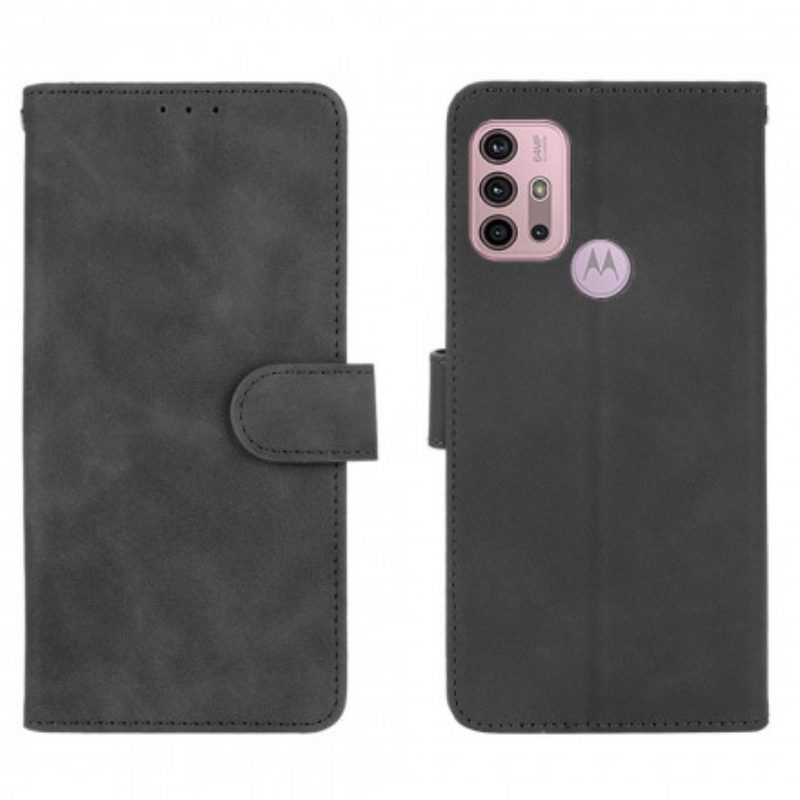 Folio-hoesje voor Moto G30 / G10 Aanraking Van De Huid