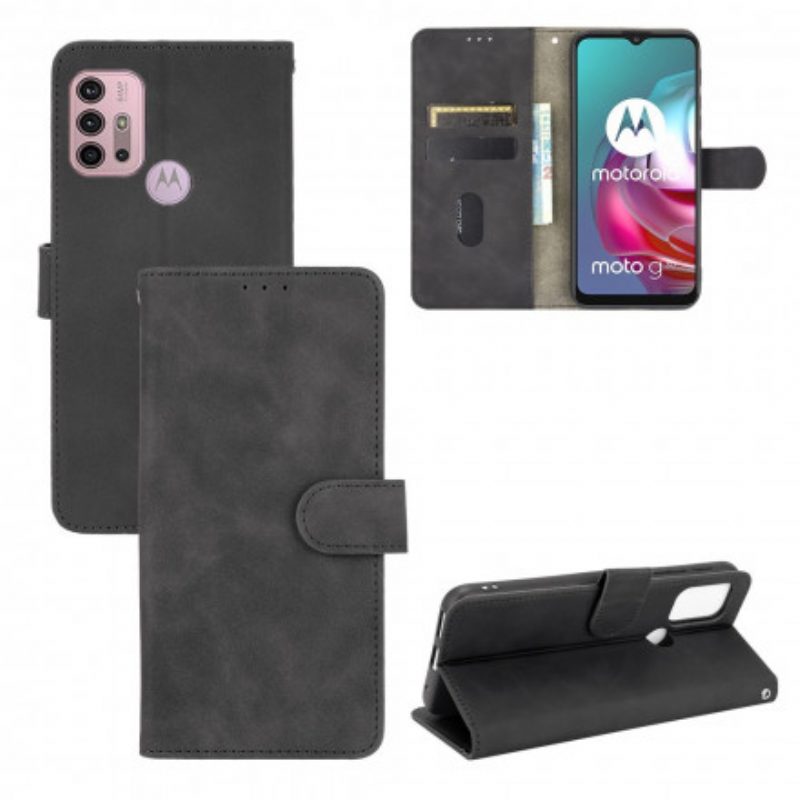 Folio-hoesje voor Moto G30 / G10 Aanraking Van De Huid