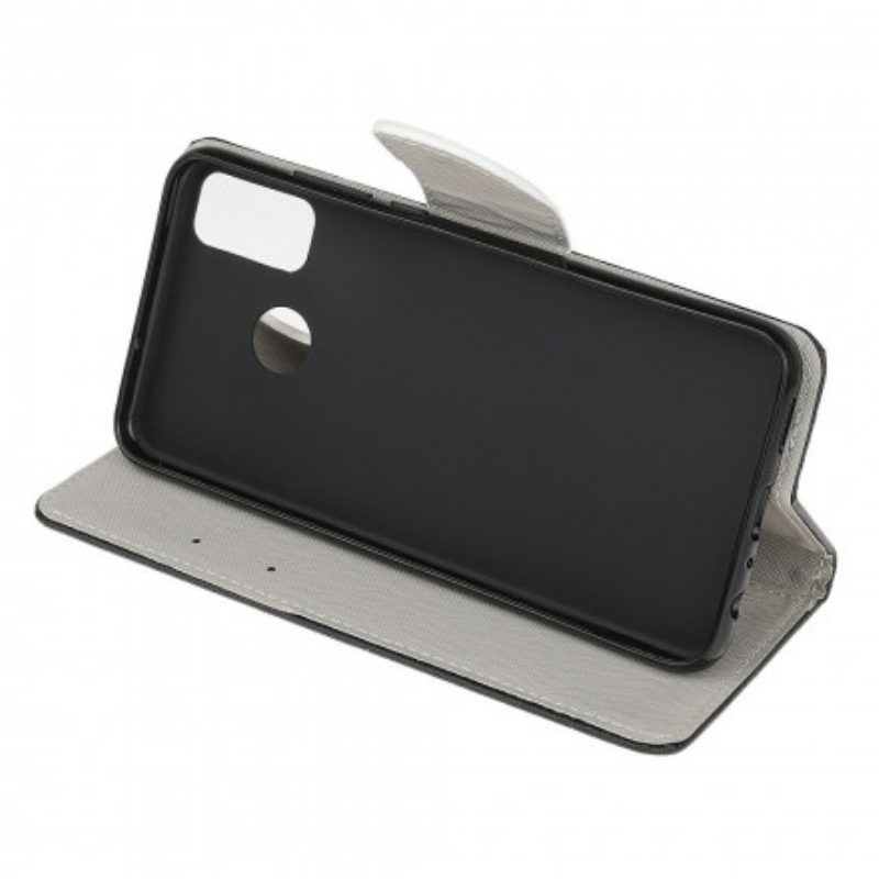 Folio-hoesje voor Moto G30 / G10 Bloeiende Boom