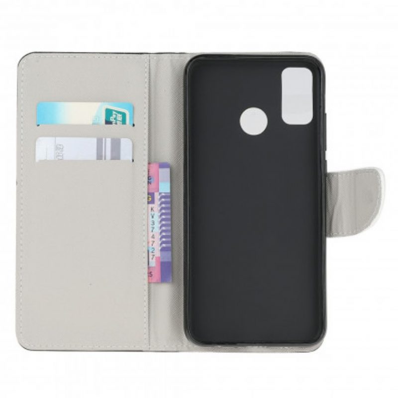 Folio-hoesje voor Moto G30 / G10 Bloeiende Boom