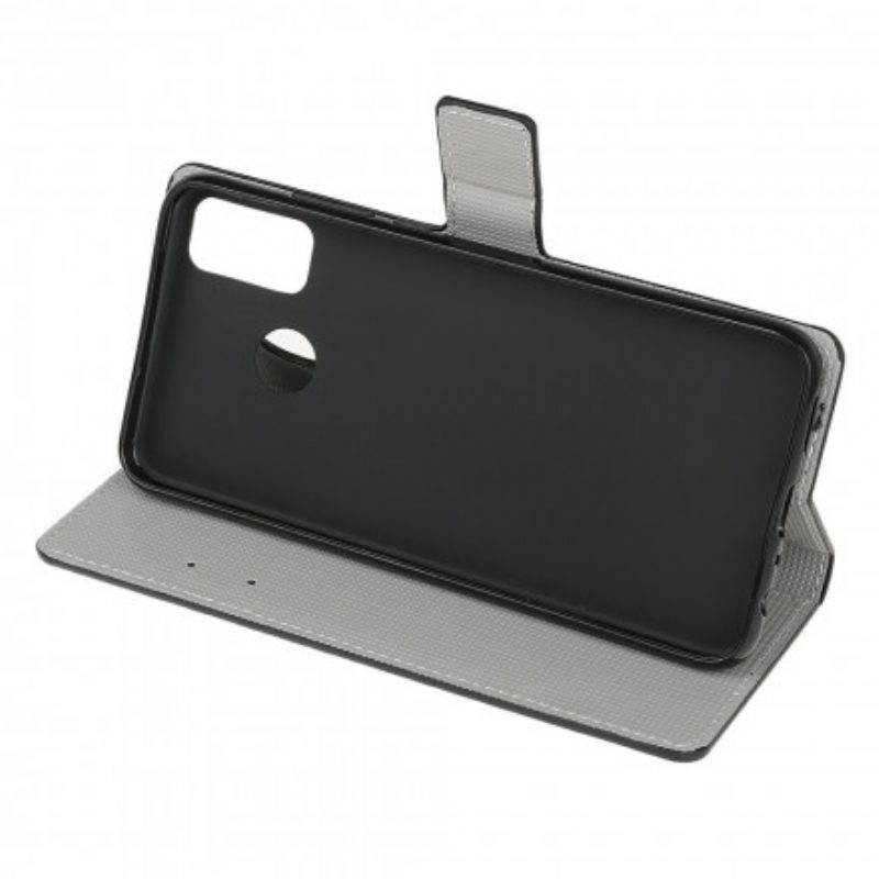 Folio-hoesje voor Moto G30 / G10 Paar Uilen