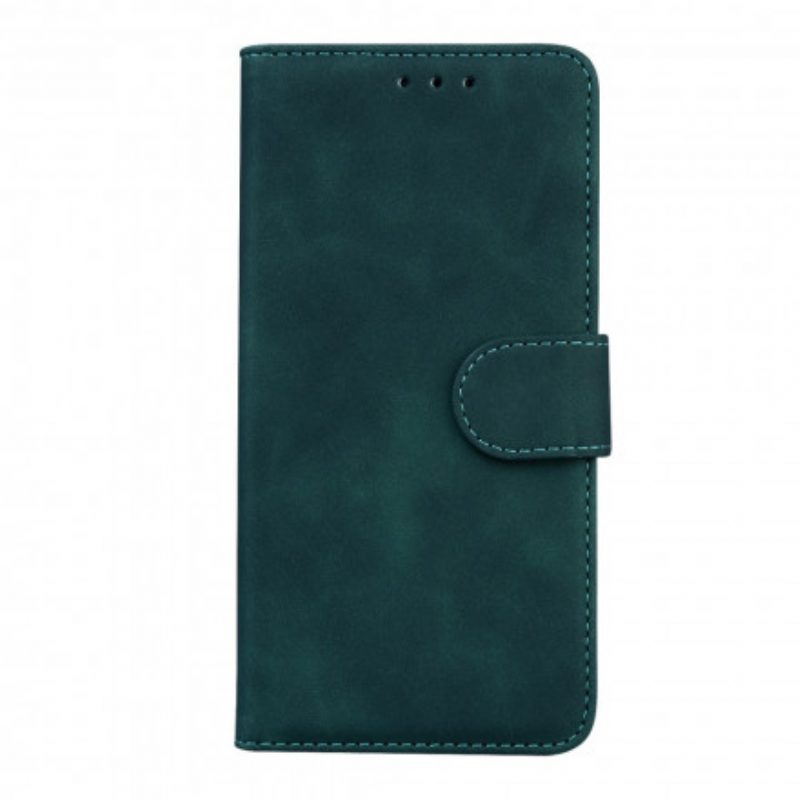 Folio-hoesje voor Moto G30 / G10 Vintage Couture Lederen Stijl