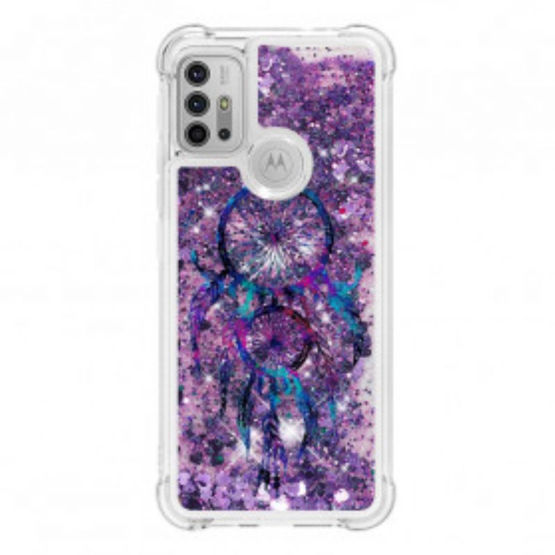 Hoesje voor Moto G30 / G10 Glitter Dromenvanger