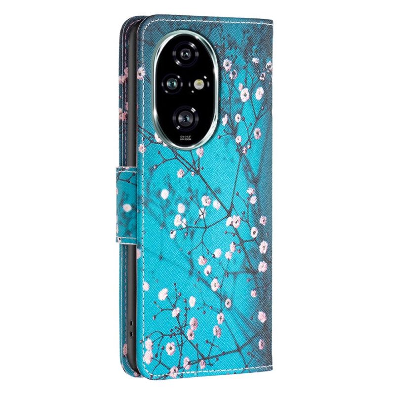 Folio-hoesje Honor 200 Pro Pruimenbloesems