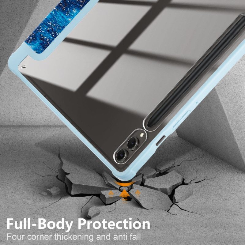 Samsung Galaxy Tab S9 Plus Transparante Golfrug