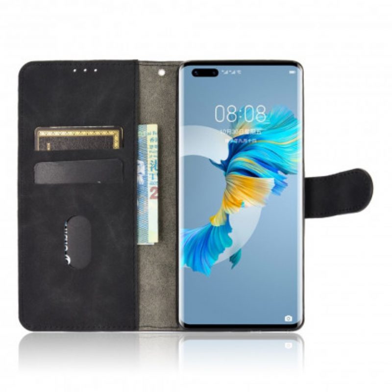 Flip Case voor Huawei Mate 40 Pro Aanraking Van De Huid