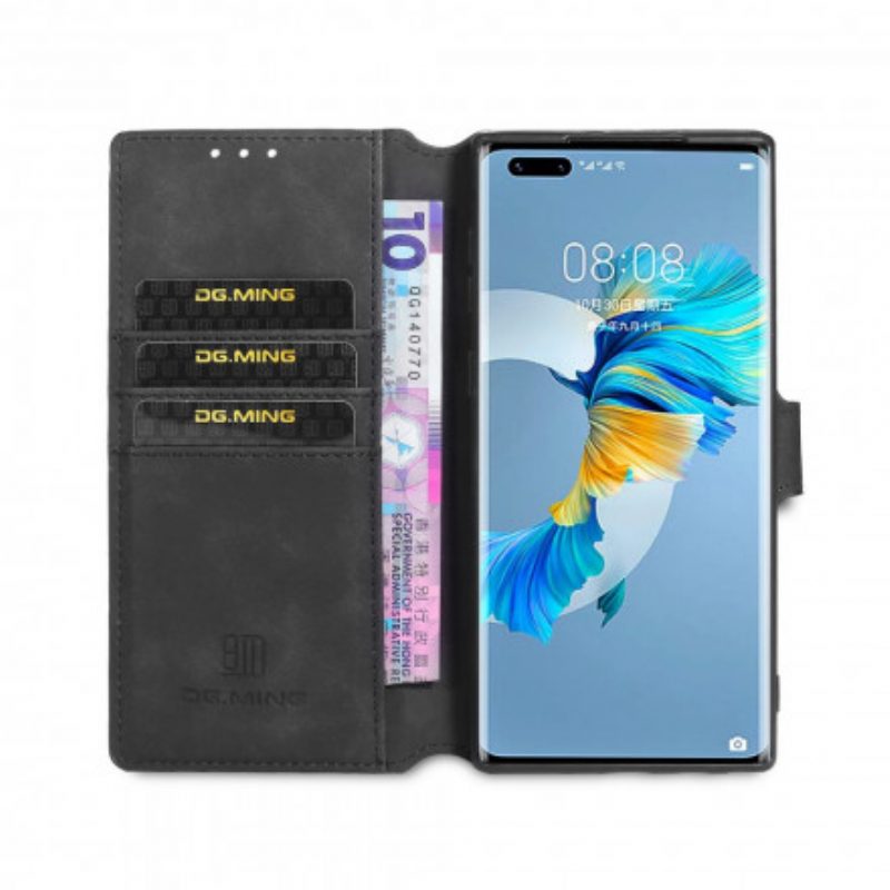 Flip Case voor Huawei Mate 40 Pro Dg.ming Retro