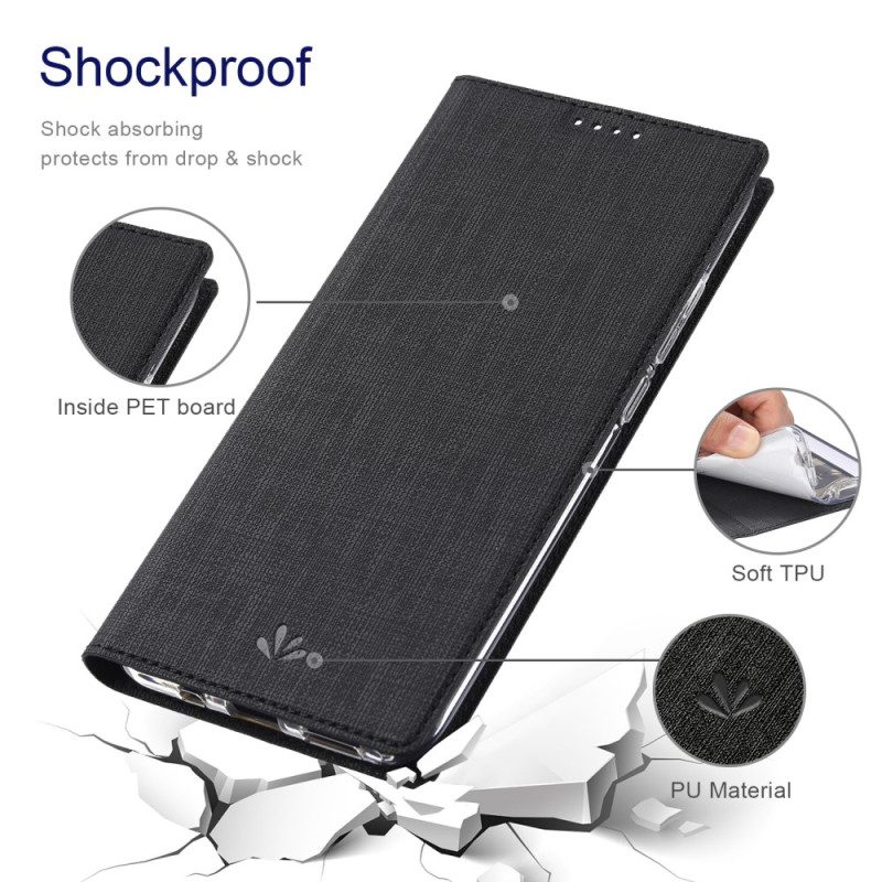 Bescherming Hoesje voor Xiaomi 13 Pro Folio-hoesje Vili-stoffentextuur