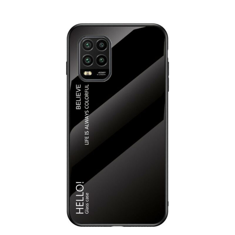 Hoesje voor Xiaomi Mi 10 Lite Gehard Glas Hallo