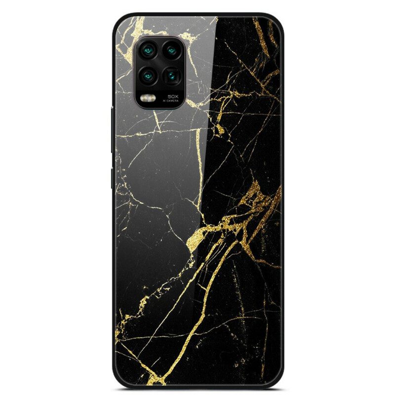 Hoesje voor Xiaomi Mi 10 Lite Supreme Marmer Gehard Glas