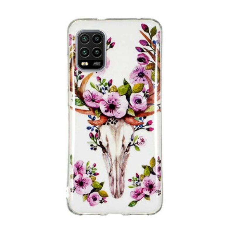 Telefoonhoesje voor Xiaomi Mi 10 Lite Fluorescerende Bloemenelanden