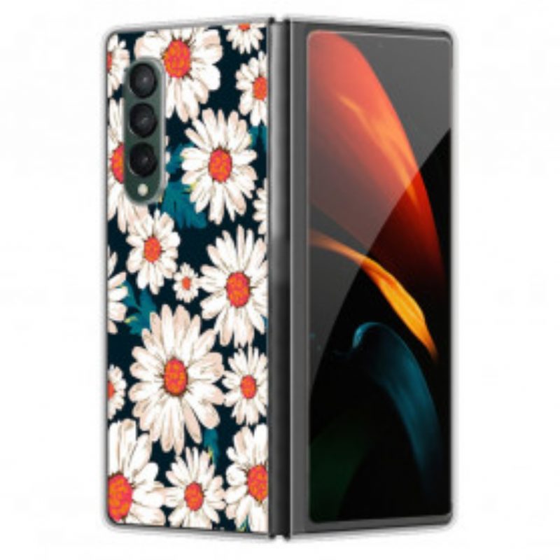 Telefoonhoesje voor Samsung Galaxy Z Fold 3 5G Madeliefjes