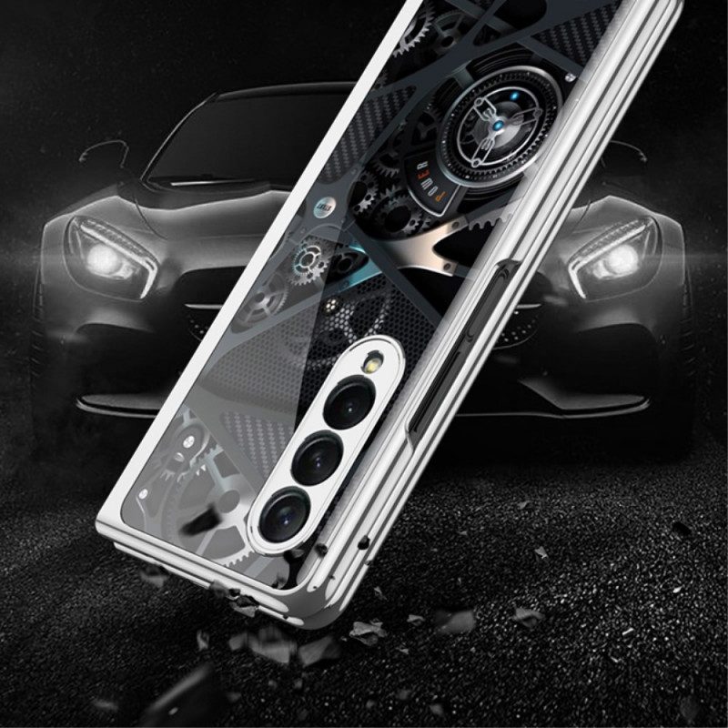 Telefoonhoesje voor Samsung Galaxy Z Fold 3 5G Staven Van Gehard Glas Gkk