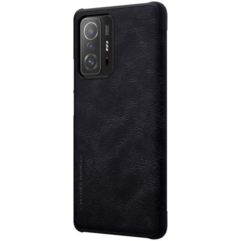 Bescherming Hoesje voor Xiaomi 11T / 11T Pro Folio-hoesje Nillkin Qin-serie