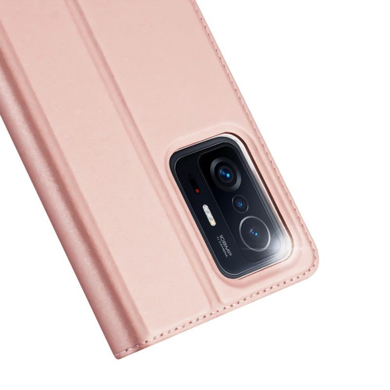 Bescherming Hoesje voor Xiaomi 11T / 11T Pro Folio-hoesje Skinpro Dux Ducis