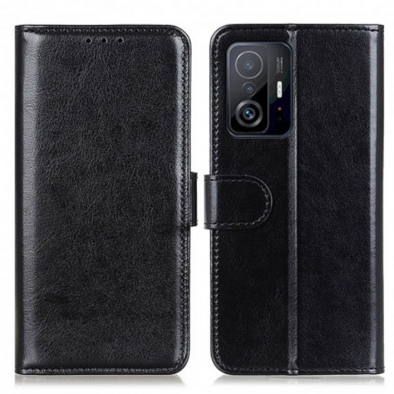 Folio-hoesje voor Xiaomi 11T / 11T Pro Finesse Van Kunstleer