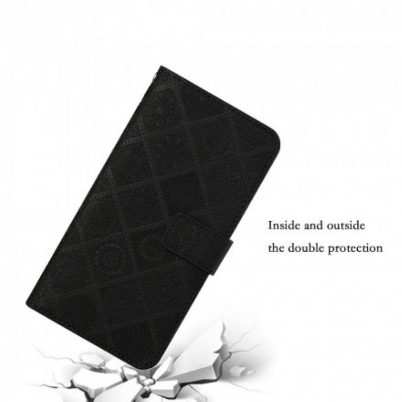 Folio-hoesje voor Xiaomi 11T / 11T Pro Tapijt Patroon