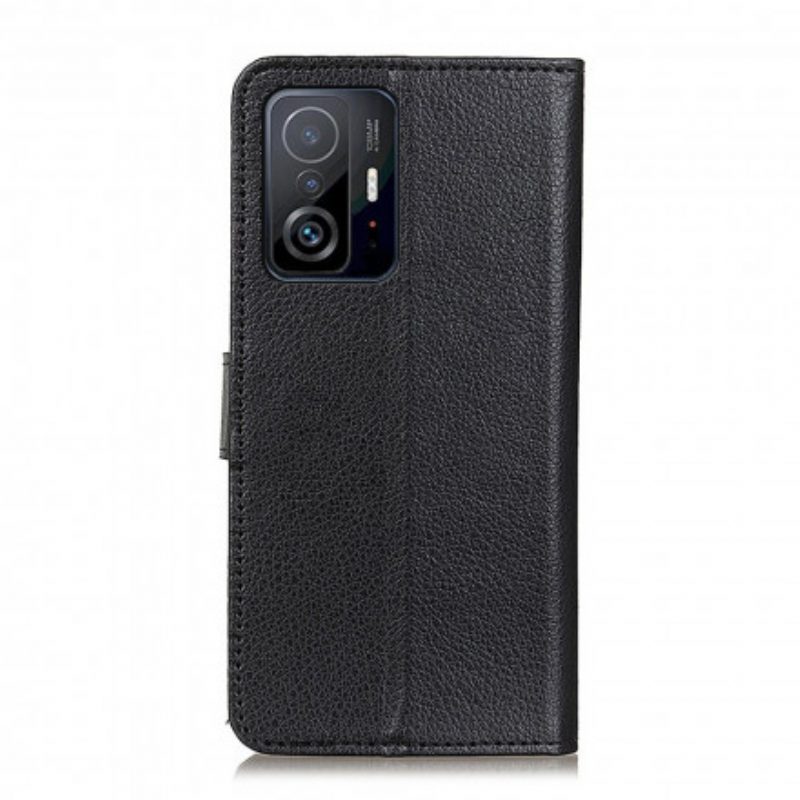 Folio-hoesje voor Xiaomi 11T / 11T Pro Traditioneel Kunstleer