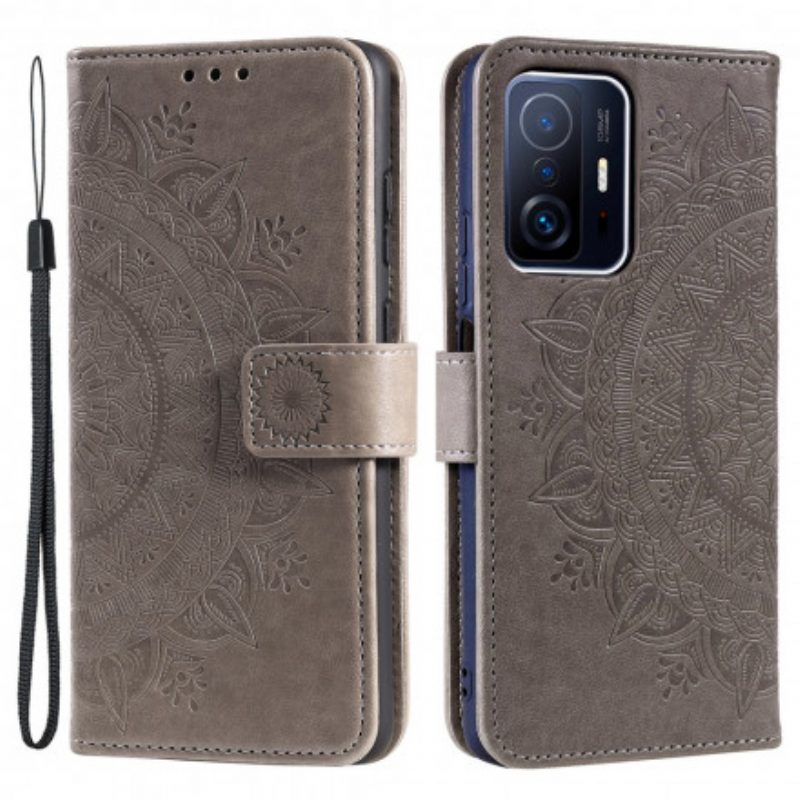 Folio-hoesje voor Xiaomi 11T / 11T Pro Zon Mandala